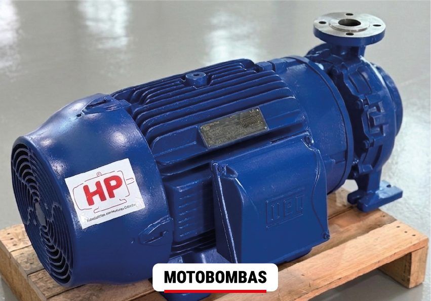 Motobomba WEG revisada, com selo de identificação da HP Motores Elétricos